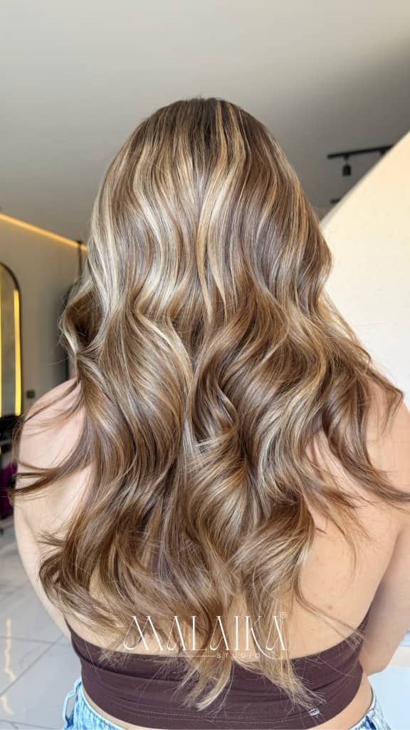 Balayage con ondas, resultado Malaika
